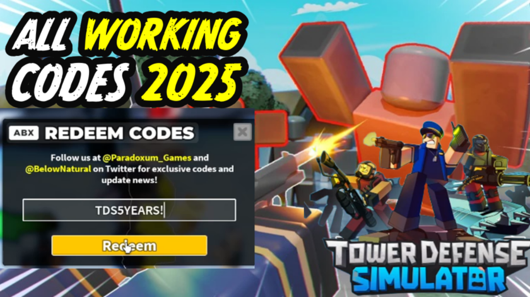 Tower Defense Simulator Codes January 2025