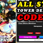 All Star Tower Defense codes