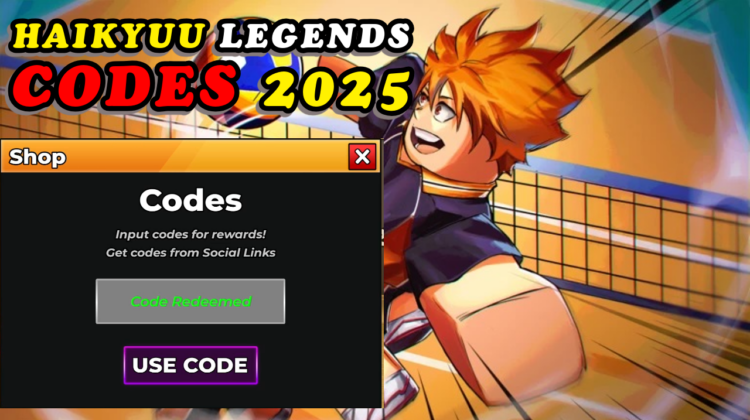 Haikyuu Legends Codes January 2025