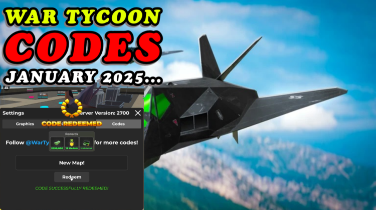 War Tycoon Codes January 2025