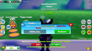 How to Redeem Codes in Ultimate Home Tycoon