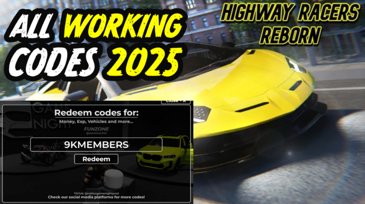 Highway Racers Reborn Codes January 2025