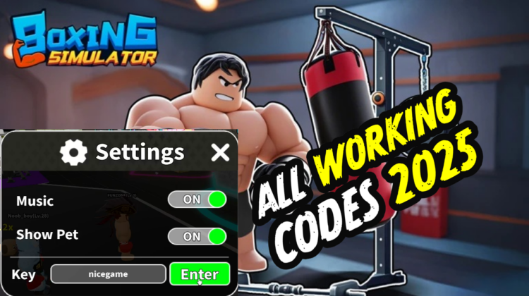 Boxing Fitness Simulator Codes February 2025