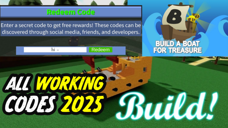 Build a Boat for Treasure Codes 2025