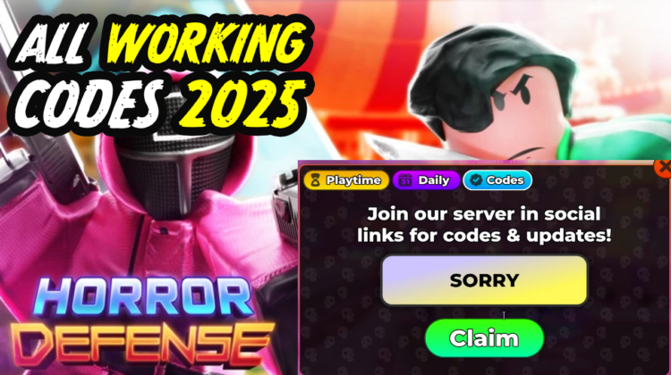 Horror Tower Defense Codes February 2025