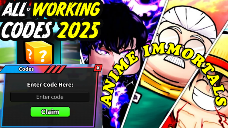 Anime Immortals Codes February 2025