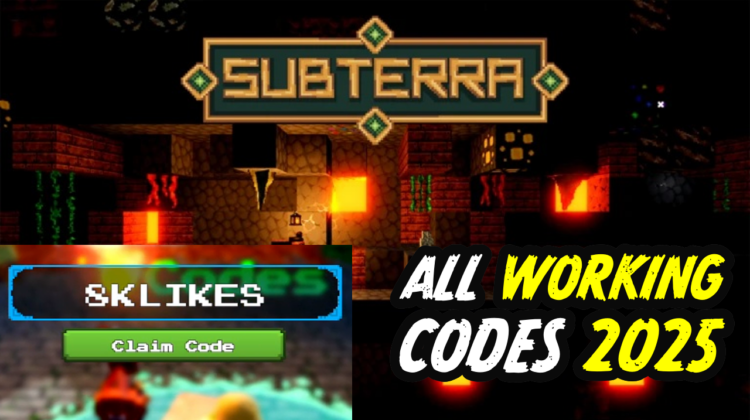 Subterra Codes March 2025