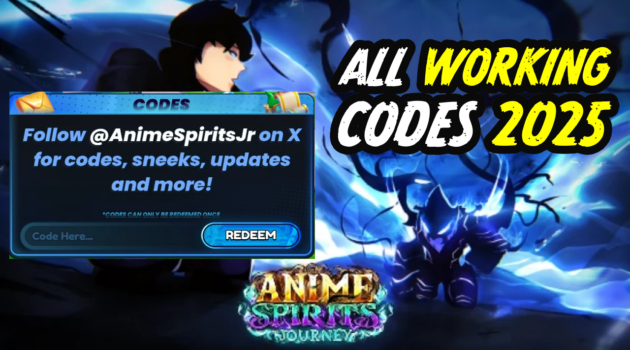 Anime Spirits Journey Codes March 2025