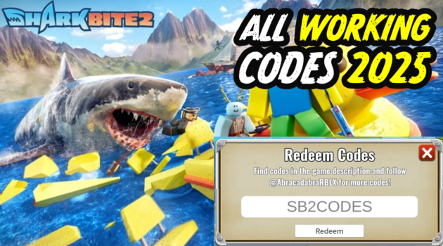 SharkBite 2 Codes March 2025