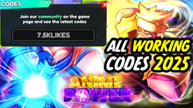 Anime Power Codes March 2025