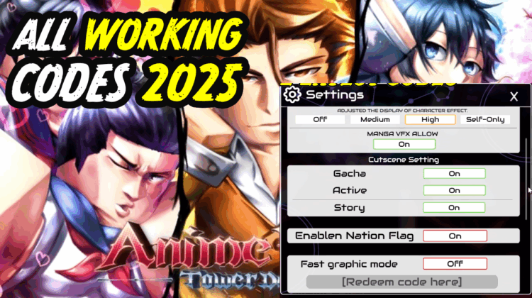 Anime World Tower Defense (AWTD) Codes May 2025