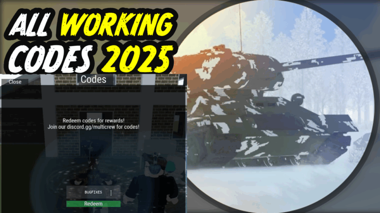Multicrew Tank Combat Codes May 2025