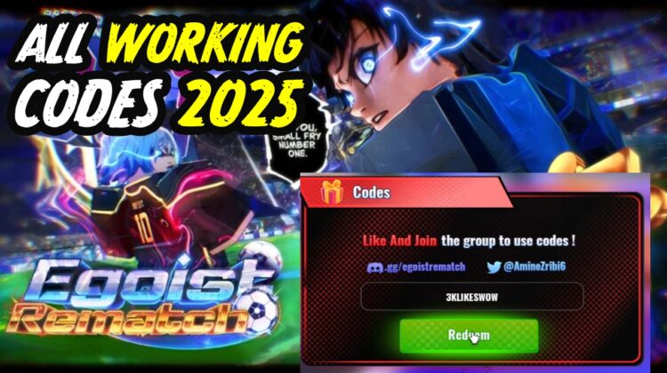 Egoist Rematch Codes May 2025