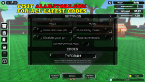 How to Redeem Huzz RNG Codes in Roblox