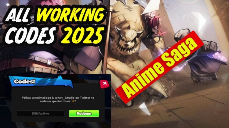 Anime Saga Codes May 2025