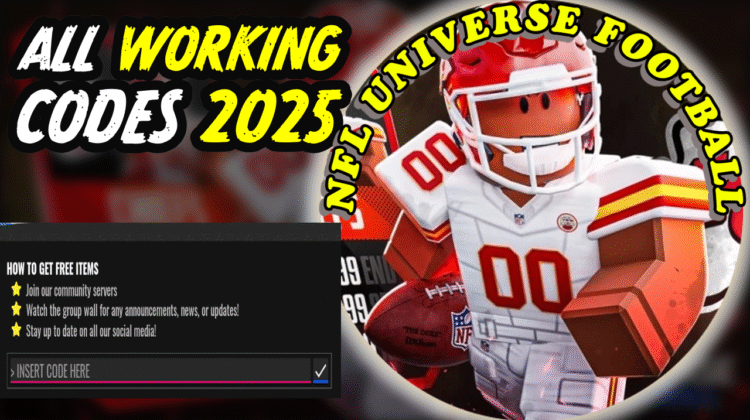 NFL Universe Football Codes 2025