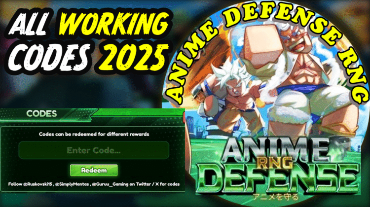 Anime Defense RNG Codes June 2025