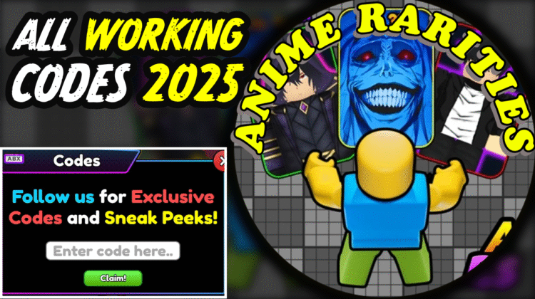 RNG Anime Rarities Codes June 2025