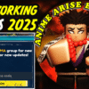 Anime Arise Evolution Codes June 2025