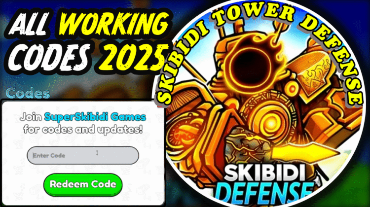 Skibidi Tower Defense Codes June 2025