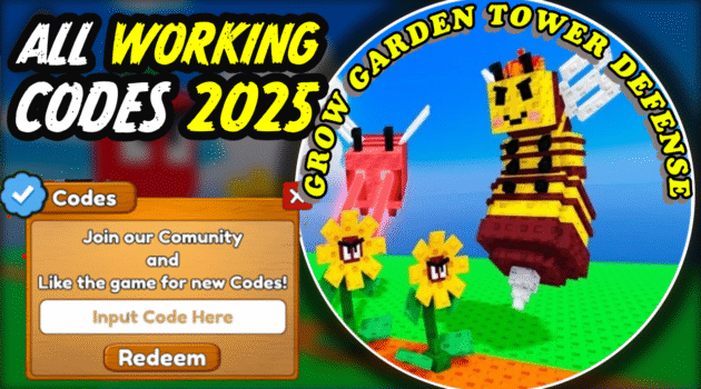 Grow Garden Tower Defense Codes June 2025