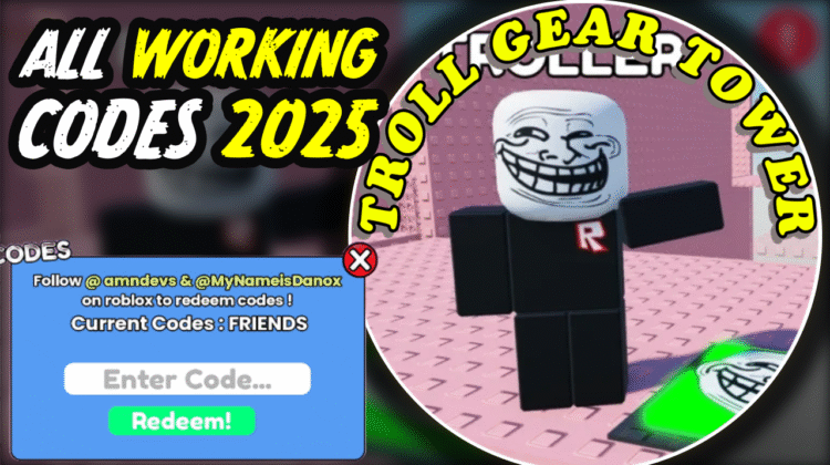 Troll Gear Tower Codes June 2025