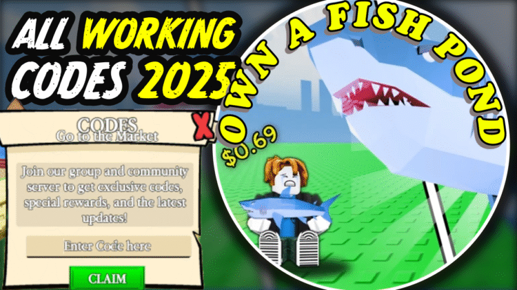 Own a Fish Pond Codes June 2025
