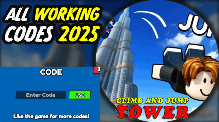 Climb and Jump Tower Codes June 2025