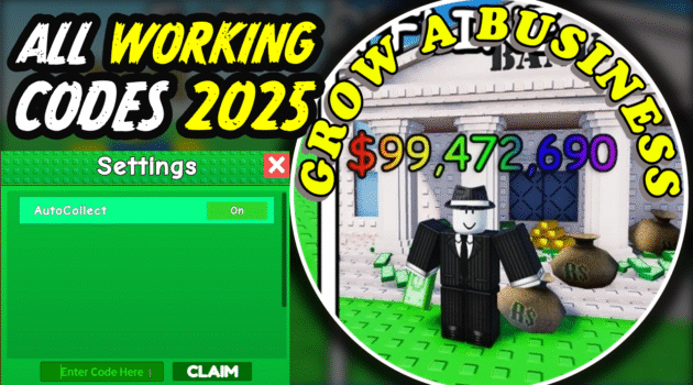 Grow a Business Codes June 2025