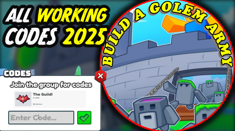 Build a Golem Army Codes July 2025