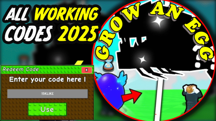 Grow an Egg Codes July 2025