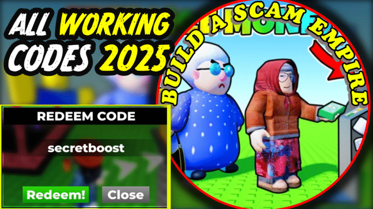 Build a Scam Empire Codes July 2025