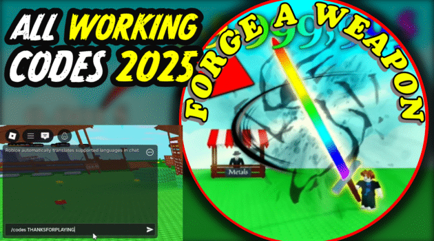 Forge a Weapon Codes July 2025