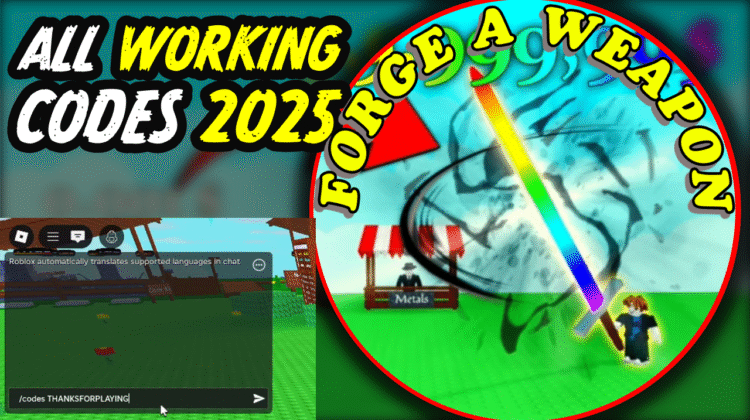 Forge a Weapon Codes July 2025