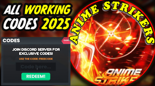 Anime Strikers Codes July 2025