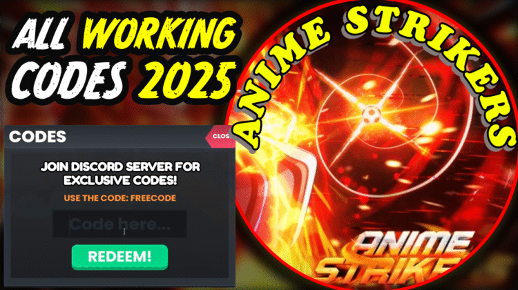 Anime Strikers Codes July 2025
