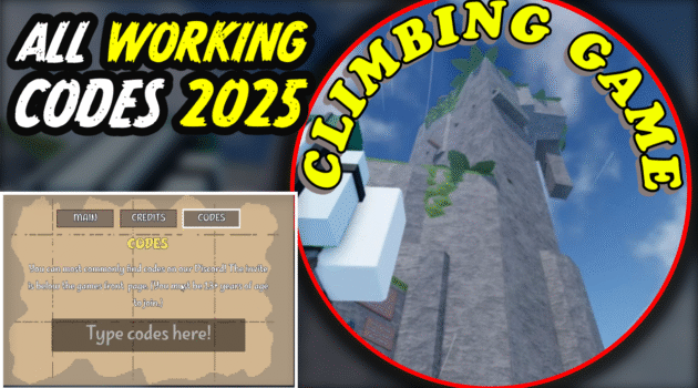 Climbing Game Codes June 2025