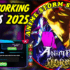 Anime Storm Simulator Codes July 2025