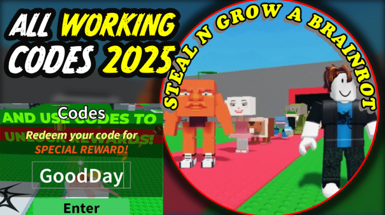 Steal n Grow a Brainrot Codes July 2025
