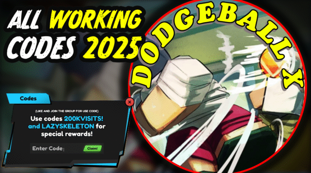 Dodgeball X Codes July 2025