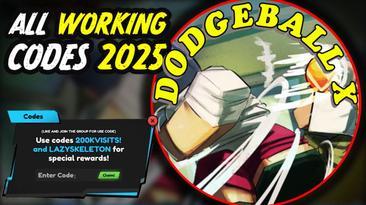 Dodgeball X Codes July 2025