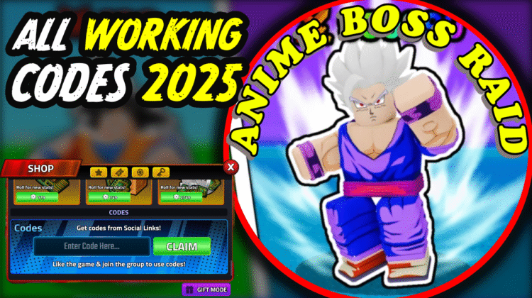 Anime Boss Raid Codes July 2025