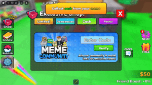 How to Redeem Steal a Meme Codes in Roblox
