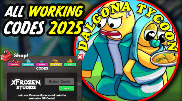 Dalgona Tycoon Codes July 2025