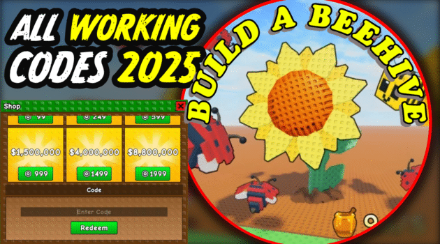 Build A Beehive Codes August 2025