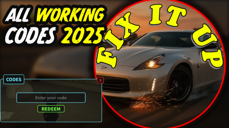 Fix It Up Codes August 2025