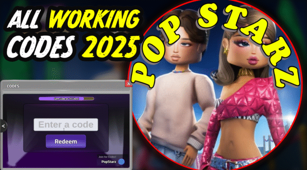 Pop Starz Codes August 2025