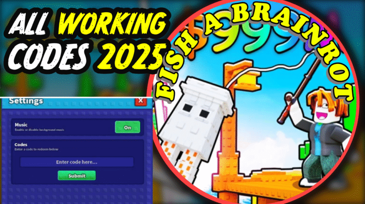 Fish a Brainrot Codes August 2025
