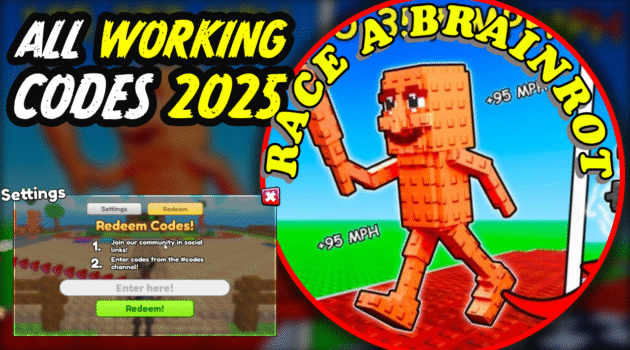 Race a Brainrot Codes August 2025