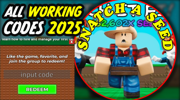Snatch a Seed Codes August 2025